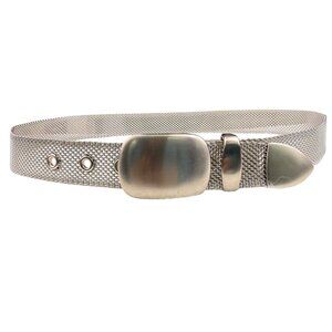 Stainless Steel Silver Adjustable Mesh Belt Fashionable Design
